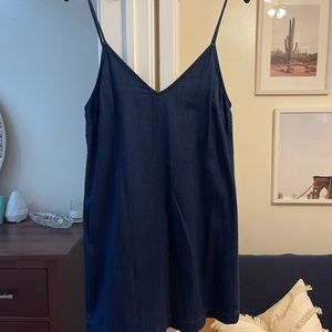 Aritzia Wilfred Free Denim Mini Dress
